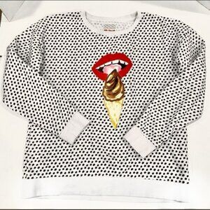Vans x Kendra Dandy. Ice cream lips.Sweatshirt M